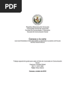 Caracas a La Carta