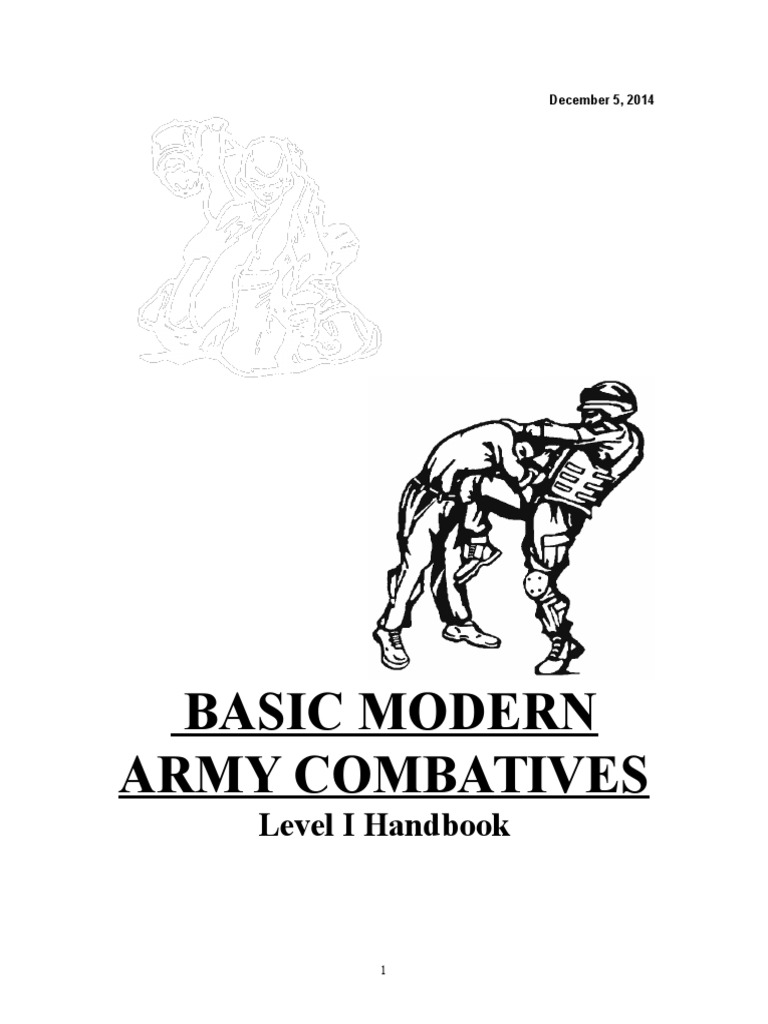 US Army Combatives Level 1 Manual Grappling Combat