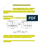 Respuesta en Frecuencia en Filtros Digitales