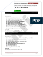 Six Months Industrial Automation Syllabus