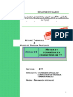 M01-Métier Et Formation en Conducteur de TP AC