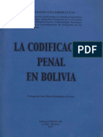 LA CODIFICACION PENAL EN BOLIVIA - Fernando Villamor PDF