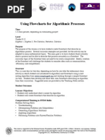 Using Flowcharts For Algorithmic Processes