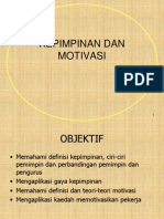 Kepemimpinan Dan Motivasi