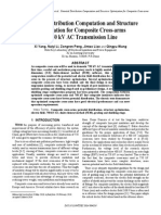 Potential Distribution Computation and Structure Optimization For Composite Cross-Arms in 750 KV AC Transmission Line