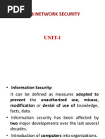 Sub:Network Security: UNIT-1