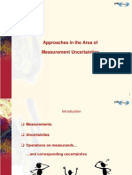 Approaches in The Area of Measurement Uncertainties