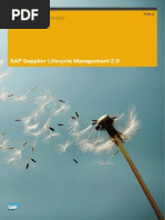 SAP Supplier Lifecycle Management 2.0: Document Version: 1.1 - 2014-08-18