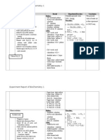 Table of Experiment Lipid