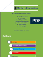 Masters Promotion: By5 Group of Introduction of Business