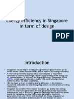 Energy Efficiency in Singapore in Term of Design