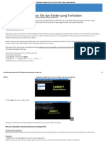 Kembalikan File Dan Folder Yang Terhidden - Zaman Research Laboratory