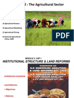 Module - 2: The Agricultural Sector
