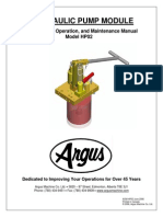 Hydraulic Pump Module: Installation, Operation, and Maintenance Manual Model HP02