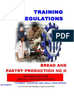 Bread and Pastry Production Training Regulations