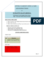 Suhanto Kastaredja: Speaking Actively Game by Using A Card and Instructions
