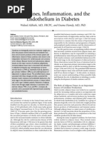 Adipokines, Inflammation, and The Endothelium in Diabetes: Waleed Aldhahi, MD, FRCPC, and Osama Hamdy, MD, PHD