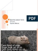 Uotes About Pets Teacher Márcia: FCE Starter