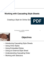 Working With Cascading Style Sheets: Creating A Style For Online Scrapbooks