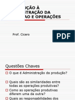 INTRODUÇÃO GERENCIAMENTO DE CUSTOS