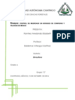 Control de Muerdago en Bosques de Coniferas y Hojosas de México