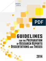 Guidelines For Thesis Preparation