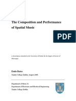 BATES TheCompositionAndPerformanceOfSpatialMusic