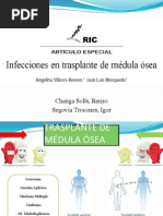 Infecciones en trasplante de medula osea