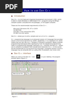 How To Use Dev-C++