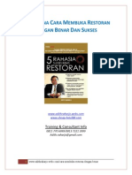 Ebook1 Bagaimana Membuka Restoran Dengan Benar