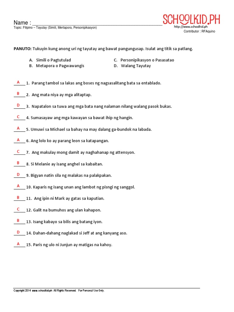 worksheet 2 answer pdf