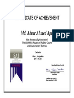 SA8000 Advanced Auditor Course