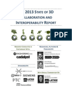 T 2013 S 3D C I R !: HE# ! Tate$Of$ ! Ollaboration) And) Nteroperability, Eport