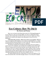 Eco Critter Essays