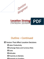 Plant Location Decision