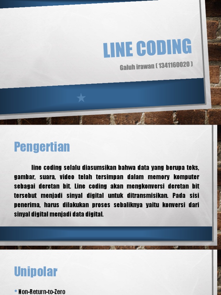 Line Coding. | PDF | Sains & Matematika | Teknologi & Rekayasa