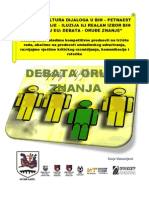 Brosura Debata Orudje Znanja PDF