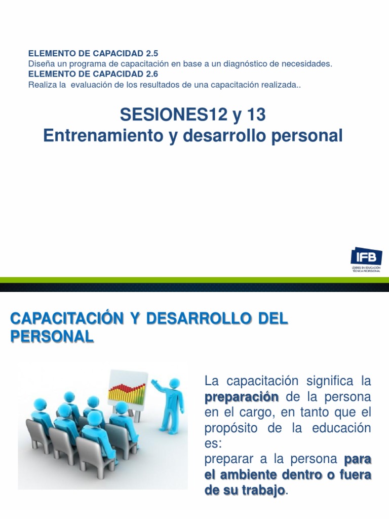 Capacitación y Desarrollo del Personal | PDF | Evaluación | Gestión de ...