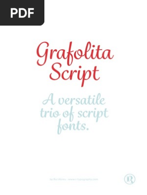 Download Grafolita Script Font Sample Typefaces Art Media SVG Cut Files