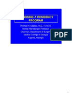 Residency Assessment