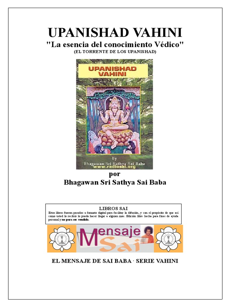 Po Upanishad Vahini Espanol PDF