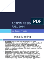 Action Research Presentation - Fall 2014