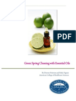 Green Spring Cleaning With Essential Oils 2013