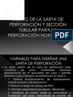 Diseño de La Sarta de Perforación y Sección