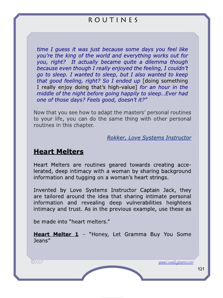 PUA Routines PT 9 PDF