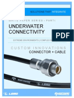 Underwater Connectivity - Cable and Connection Solutions For Underwater Applications