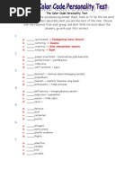 The Color Code PersonalityTest-Teacher (Isi)