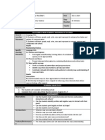 Lesson Plan Cotton Ball Vs Sandpaper Words | PDF