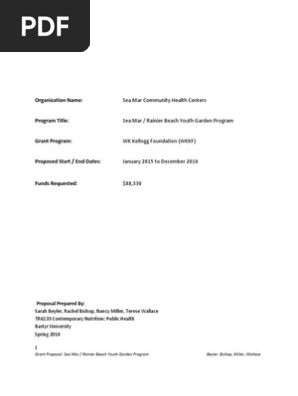 grant proposal