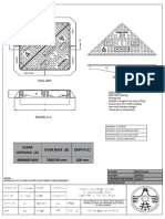 600 X 600x100 DT FT Heavy Duty Manhole Frame & Cover With Marking Electrical in Eng & Arabic .